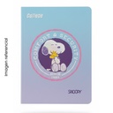 COLLEGE CUADERNO A4 CUADRICULADO SNOOPY 80H