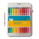 KP PLUMONES DOBLE PUNTA X24