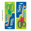 TWINS TIJERA DE OFICINA MANGO DE GOMA 8.5 PULG AR-01419