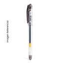 TWINS BOLIGRAFO TINTA GEL ORVIX PUNTA AGUJA 0.5MM NEGRO