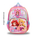 MOCHILA ESCOLAR OFICIO ALTO RELIVE CON LUZ NIÑA