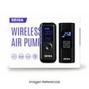 SEISA INFLADOR PORTATIL PARA LLANTA POWER BANK PANTALLA DIGITAL LUZ LED 4 EN 1