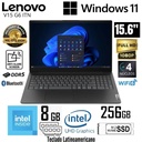 LENOVO LAPTOP V15 G16 ITN INTEL N100 / 8GB RAM / 256GB SSD / 15.6PULG FHD / FREEDOS / SN:PF61KVTS