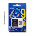 EXO MEMORIA SD 128GB CLASE 10 CON ADAPTADOR SD