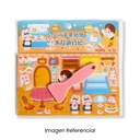 KAWAII STICKERS SET X8HJS 9X15CM CONEJOS 1014740