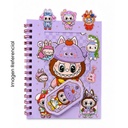 STICKER LIBRETA LABUBU 