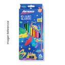 ARTESCO COLORES ACUARELABLES X 12 LARGO 